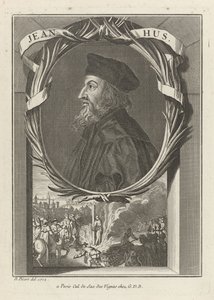 Portrait de John Hus - Bernard Picart