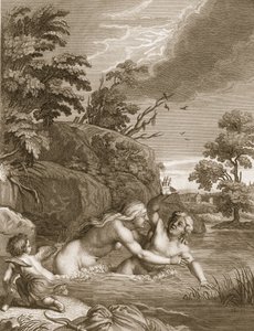 Salmacis et Hermaphrodite Unis en Un Seul Corps, 1731 - Bernard Picart