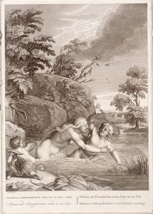 Salmacis et Hermaphrodite unis en un seul corps, 1731 - Bernard Picart