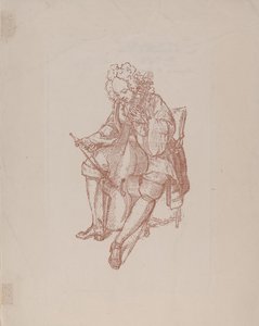 Le joueur de viole de basse, 1707