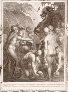 Les Danaïdes condamnées à remplir des vases percés d