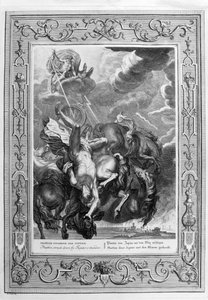 La Chute de Phaéton (gravure) - Bernard Picart