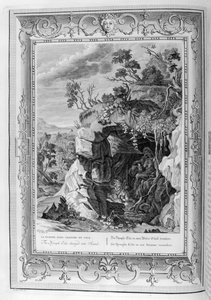 La nymphe Echo changée en son, 1733