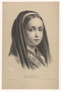Portrait de jeune fille - Bernard Romain Julien