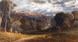 Vue de Knaresborough - Bernard Walter Evans