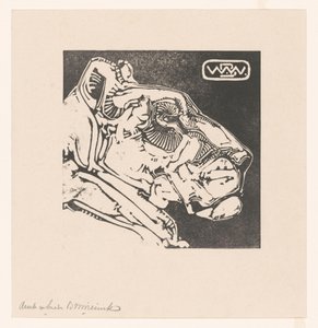 Tête de lionne - Bernard Willem Wierink (signed by artist)