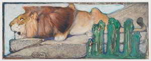 Lion couché - Bernard Willem Wierink