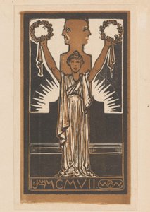 Femme en robe romaine