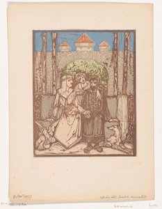 Couple assis - Bernard Willem Wierink
