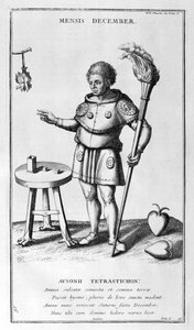 Une représentation de décembre - Bernard de Montfaucon