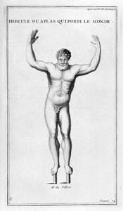 Hercule portant le monde, 1757