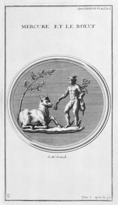 Mercure et le Bœuf, 1757
