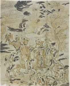 Chasse au faucon - Bernard van Orley