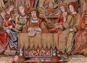 Série Les Honneurs. Honneur. Deuxième tapisserie de la série - Bernard van Orley