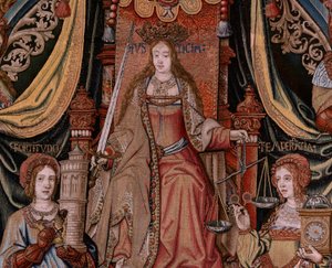 Série Les Honneurs. Justice. Neuvième tapisserie de la série - Bernard van Orley