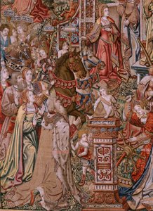 Série Les Honneurs. Prudence. Septième tapisserie de la série - Bernard van Orley