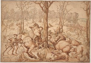 Chasse au sanglier - Bernard van Orley