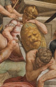 Contre-façade, Bernardino Gatti, Résurrection 1529, (détail) - Bernardino Gatti
