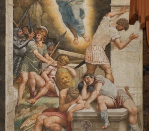 Contrefaçon, Résurrection (détail) - Bernardino Gatti