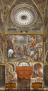 Contrefaçade, IL Pordenone, Crucifixion 1520-21, Déposition 1522, Bernardino Gatti, Résurrection 1529