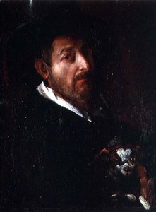Autoportrait avec un chien