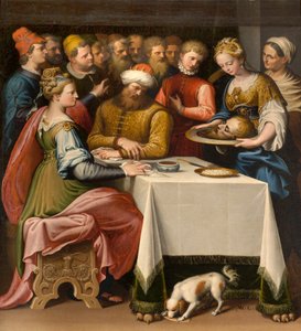 Chapelle de Notre-Dame du Peuple, Deuxième travée côté nord, Bernardino Campi, Banquet d
