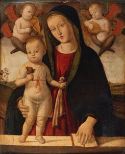Madonna et enfant - Bernardino Fungai
