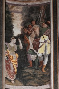 Détail du Martyre de Sainte Catherine - Bernardino Lanino