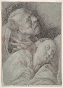 Deux apôtres, étude pour La Cène