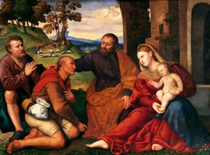 Adoration des bergers - Bernardino Licinio
