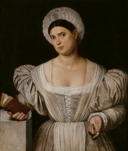 Portrait de femme (Agnese, belle-sœur du peintre ) - Bernardino Licinio