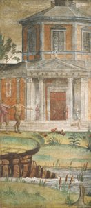 Céphale et Pan au temple de Diane - Bernardino Luini