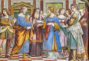 Détail du Mariage de la Vierge Marie