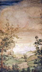 Italie, Milan, Église de San Maurizio, Paysage - Bernardino Luini