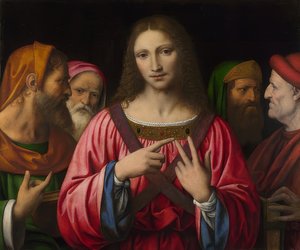Jésus parmi les docteurs - Bernardino Luini