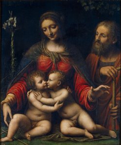 La Sainte Famille avec saint Jean Baptiste - Bernardino Luini