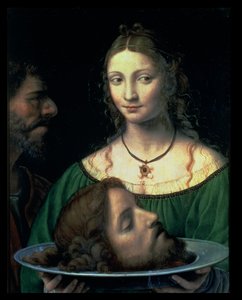 Salomé avec la tête de Jean-Baptiste, c.1525-30 - Bernardino Luini