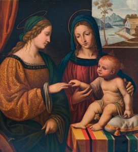 Le Mariage Mystique de Sainte Catherine, vers 1520, 1911 - Bernardino Luini