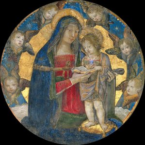 Madone et Enfant avec chérubins, 1492-1495 - Bernardino Pinturicchio