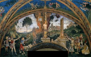 Le Martyre de Saint Sébastien, 1492-1495 - Bernardino Pinturicchio