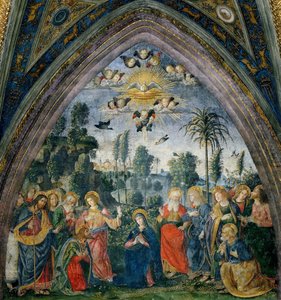 La descente du Saint-Esprit Pentecôte - Bernardino Pinturicchio