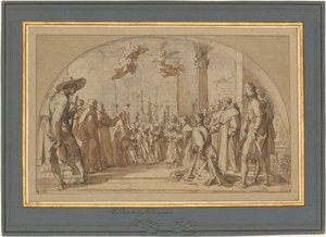 La mort du bienheureux Buonagiunta Manetti - Bernardino Poccetti