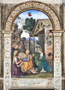 Adoration des bergers (fresque)