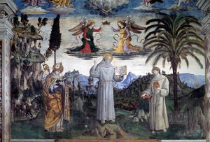 Gloire de Bernardino de Sienne (détail)
