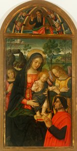 Notre-Dame de la Paix par Bernardino Pinturicchio (vers 1452-1513), huile sur panneau