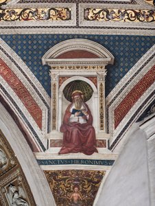 Saint Jérôme, (détail) des Docteurs de l