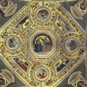Voûte du Presbytère, Santa Maria del Popolo, Rome, c.1484-92 - Bernardino di Betto Pinturicchio