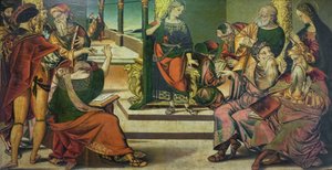 Le Christ parmi les docteurs - Bernardino di Mariotto