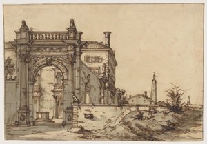 Une villa vénitienne - Bernardo Bellotto