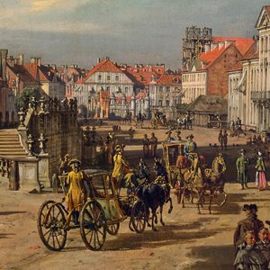 Église de la Sainte-Croix à Varsovie (détail) - Bernardo Bellotto